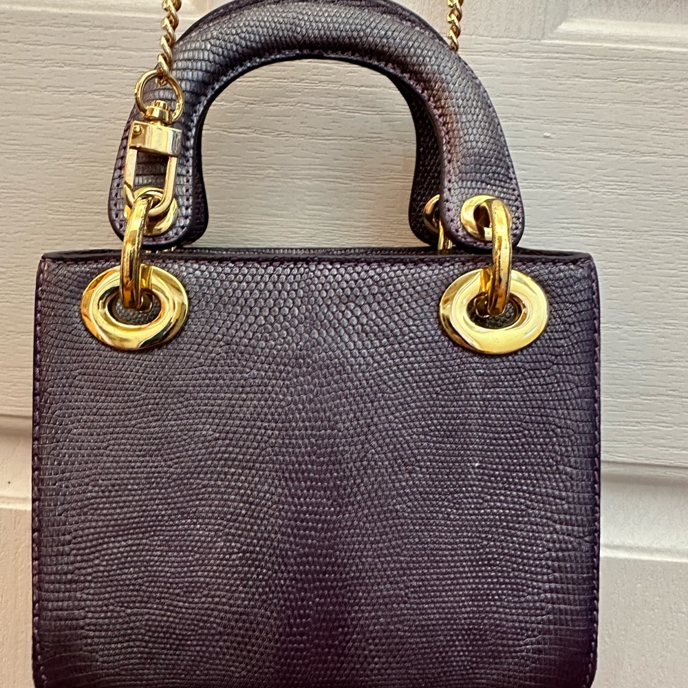 Lizard leather bag